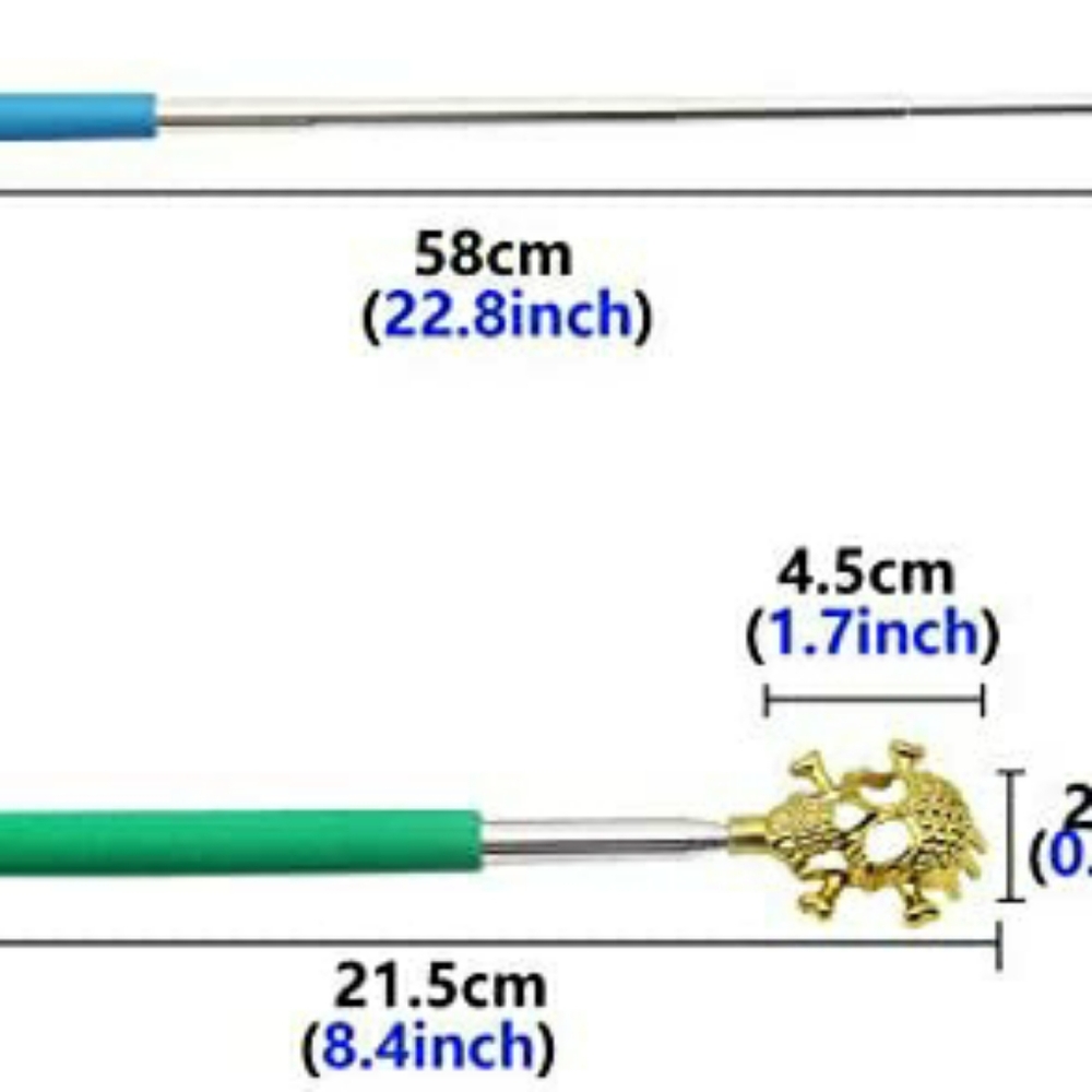 Green Skull Back Scratcher